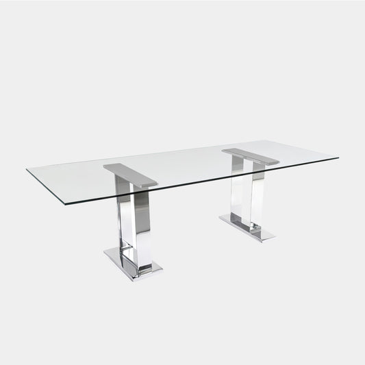 Crystal Clear Glass Table